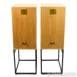 Graham LS5/5 Bookshelf Speakers; Oak Pair w/ Gig Harbor Stands (Mint / Unused)