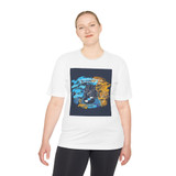 The Music Room DJ Graphic Tee — Retro Turntable Music Logo Moisture-Wicking Shirt