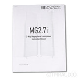 Magnepan 2.7i Planar Magnetic Floorstanding Speakers; Black Pair