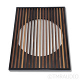 REL S/550 Premium Wood Grille; Black/Walnut (Open Box)