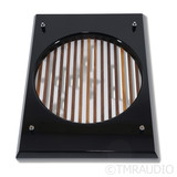 REL S/550 Premium Wood Grille; Black/Walnut (Open Box)