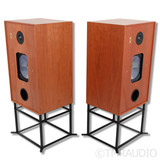 Graham Audio LS5/8s Bookshelf Speakers; Cherry Pair w/ Stands 