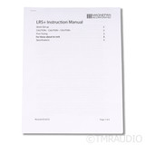 Magnepan LRS+ Floorstanding Speakers; Black Pair