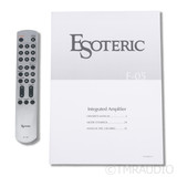 Esoteric Audio F-05 Stereo Integrated Amplifier; Silver MC/MM Phono