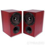 Zu Audio Method Bookshelf Speakers; Ruby Red Hickory Pair