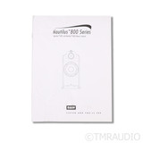 Bowers & Wilkins Nautilus 802 Floorstanding Speakers; Rosewood Pair