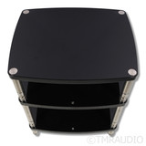 Solidsteel Hyperspike Three Shelf HF-3 Stand; Gloss Black
