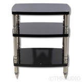 Solidsteel Hyperspike Three Shelf HF-3 Stand; Gloss Black