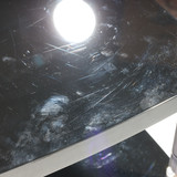 Solidsteel Hyperspike Three Shelf HF-3 Stand; Gloss Black