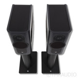 Kii Three Bookshelf Speakers; Dark Gray Pair with Stands and Kii Control Module