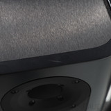 Kii Three Bookshelf Speakers; Dark Gray Pair with Stands and Kii Control Module