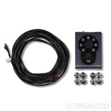 Kii Three Bookshelf Speakers; Dark Gray Pair with Stands and Kii Control Module