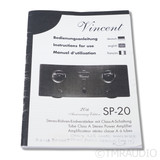 Vincent SP-20 Power Amplifier; 20th Anniversary Edition 