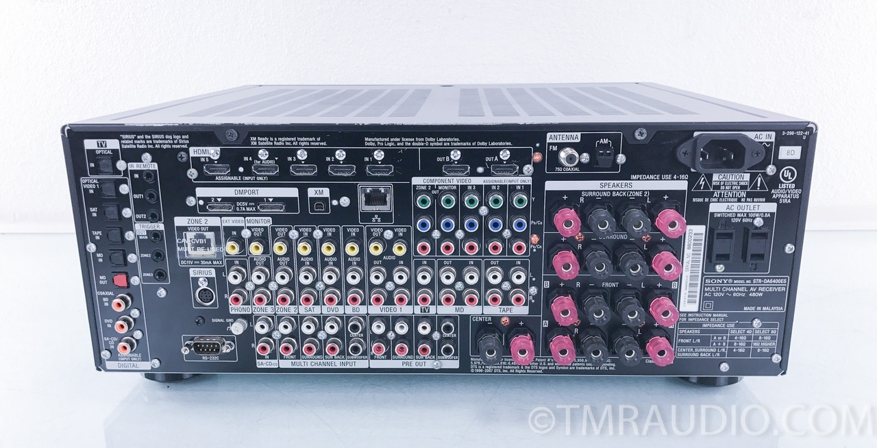 Sony STR-DA6400ES 7.1 Channel Home Theater Receiver - The Music Room