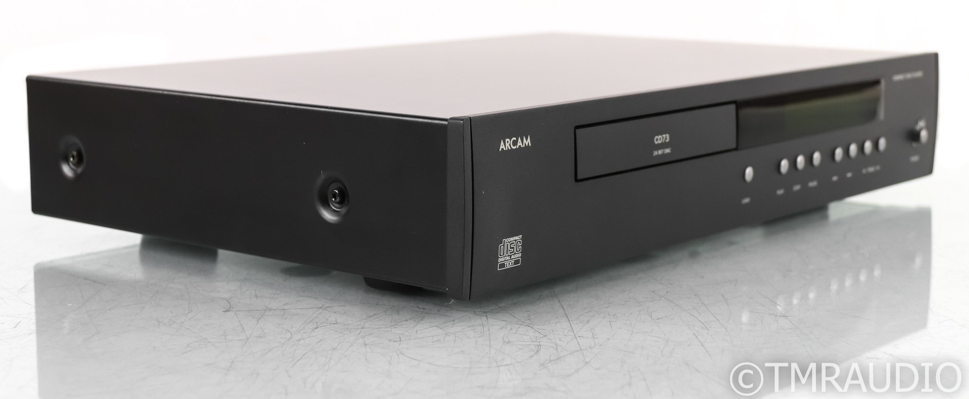 Arcam CD73 CD Player; CD73T; TEXT; Black (No Remote) The Music Room