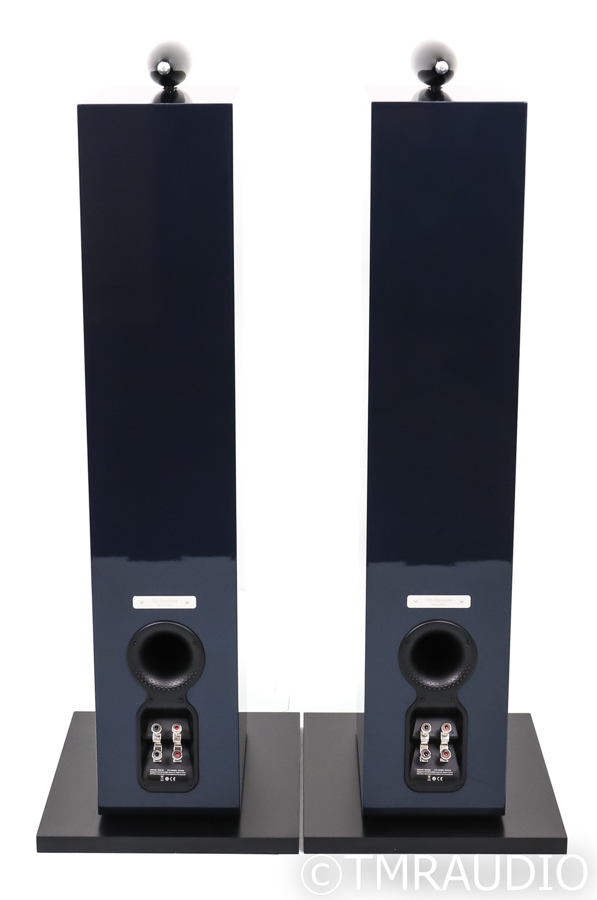 B W 702 S2 Signature Floorstanding Speakers Midnight Blue Pair Unused b-w-702-s2-signature-floorstanding-speakers-midnight-blue-pair-unused