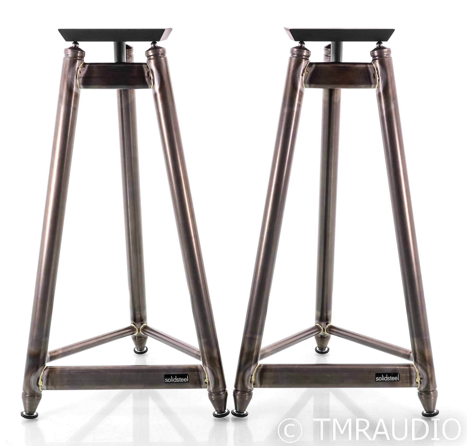 Solidsteel SS6 24" Tripod Frame Speaker Stands; SS6; Black Pair The
