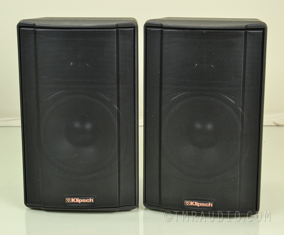 Klipsch KSB1.1 Black Compact Bookshelf / Wall mount Speakers The