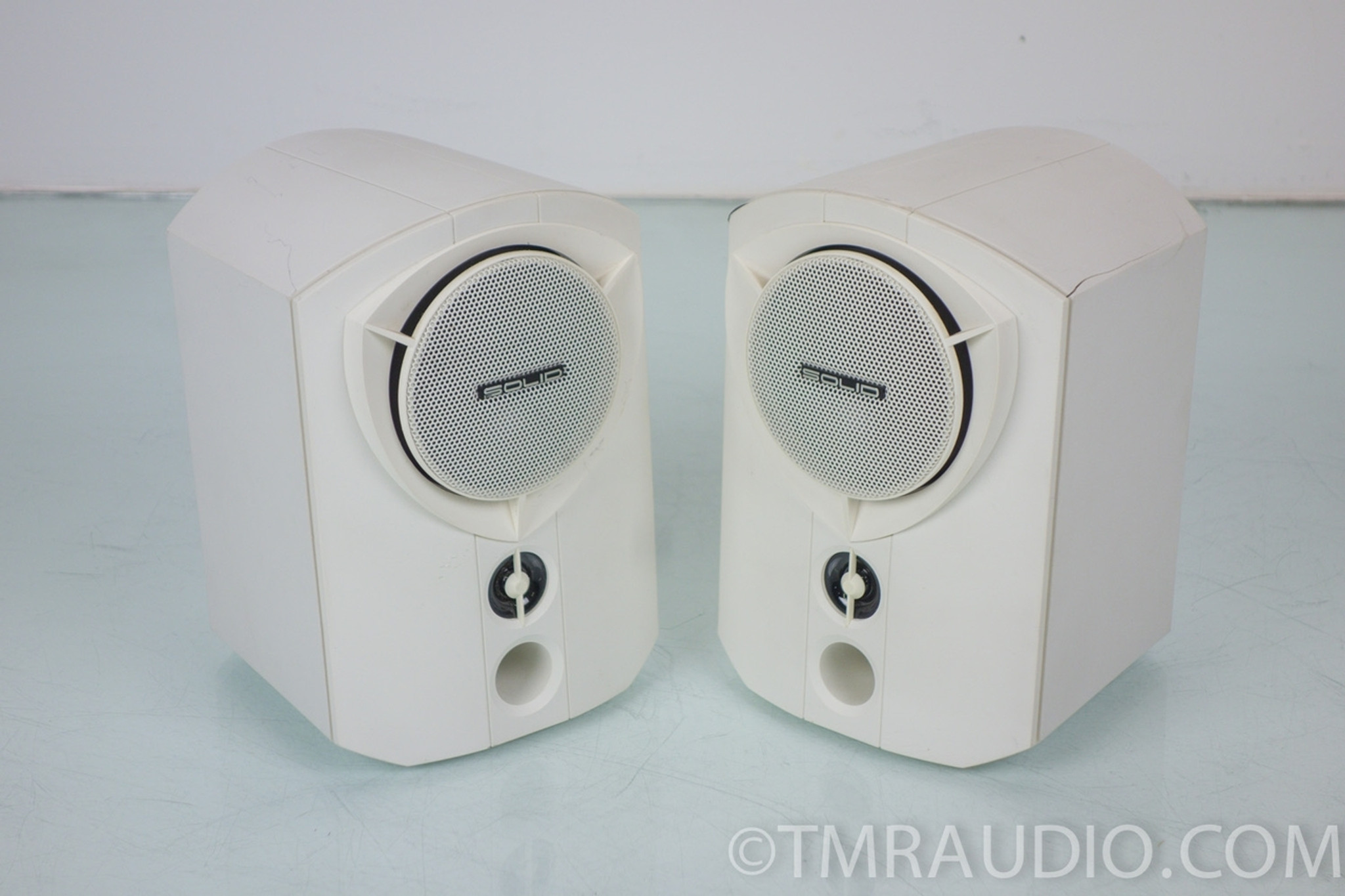 Rock Solid Sounds Indoor / Outdoor Speakers; Pair (B&W)