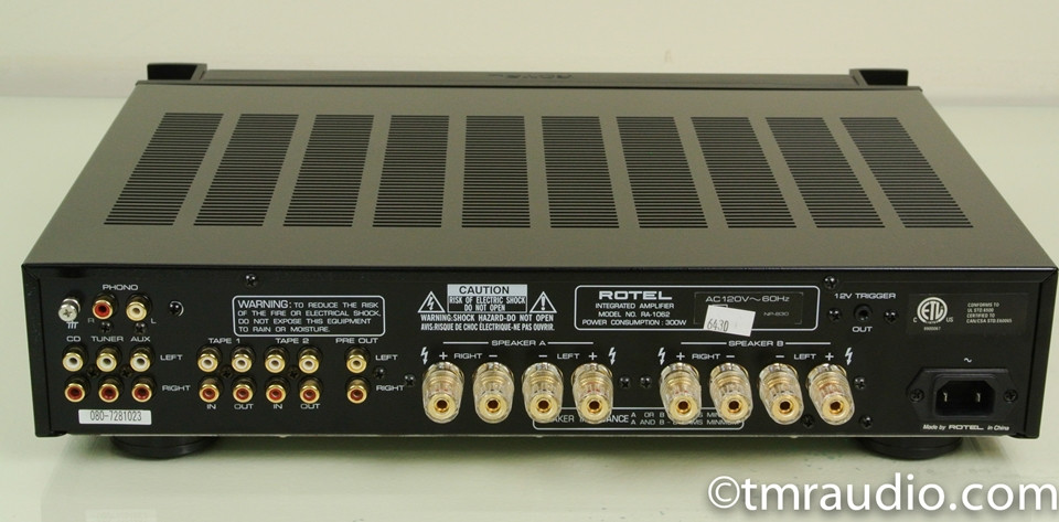 Rotel RA1062 Stereo Integrated Amplifier The Music Room