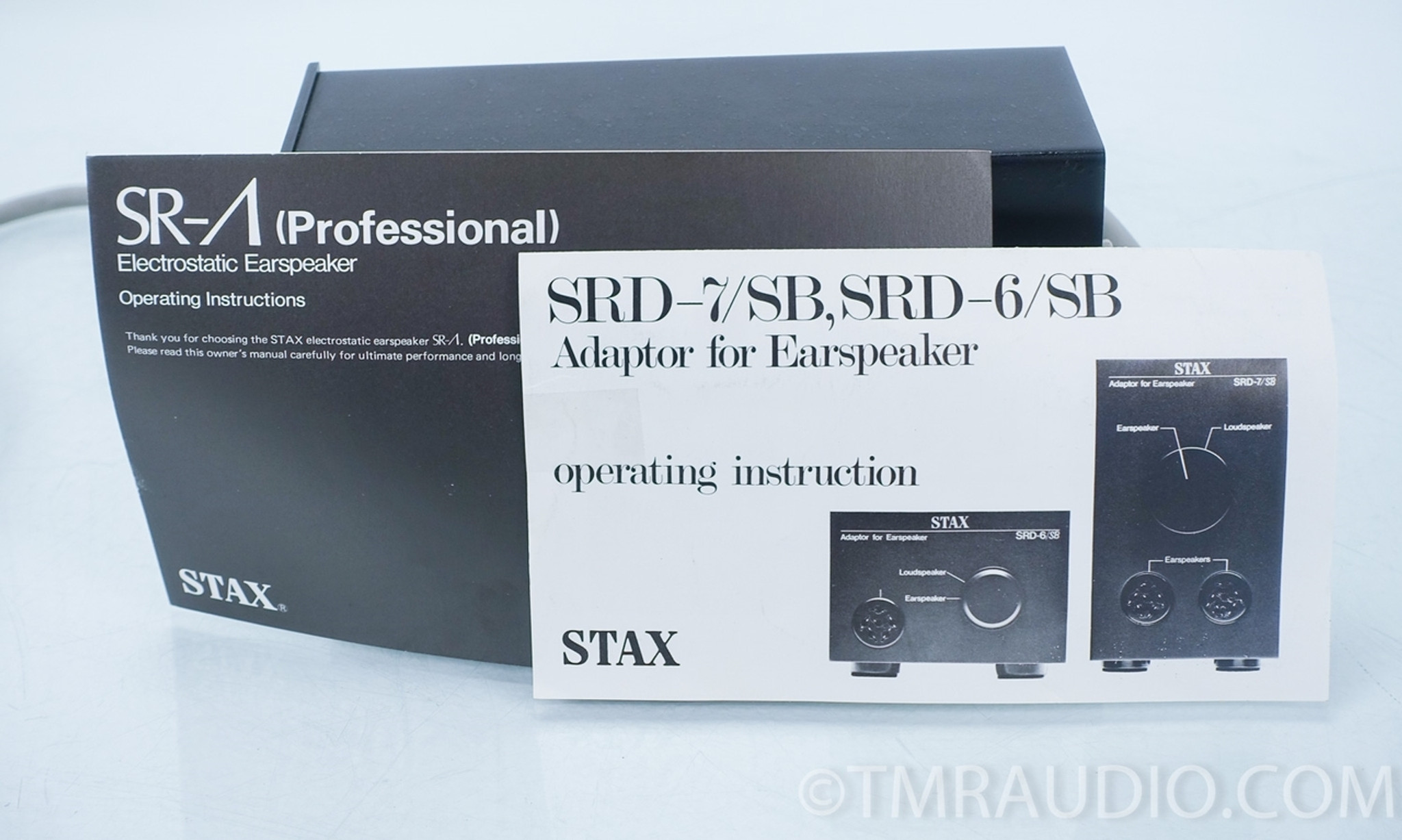 Stax Lambda Ear Speaker & SRD-7/SB Adaptor - The Music Room