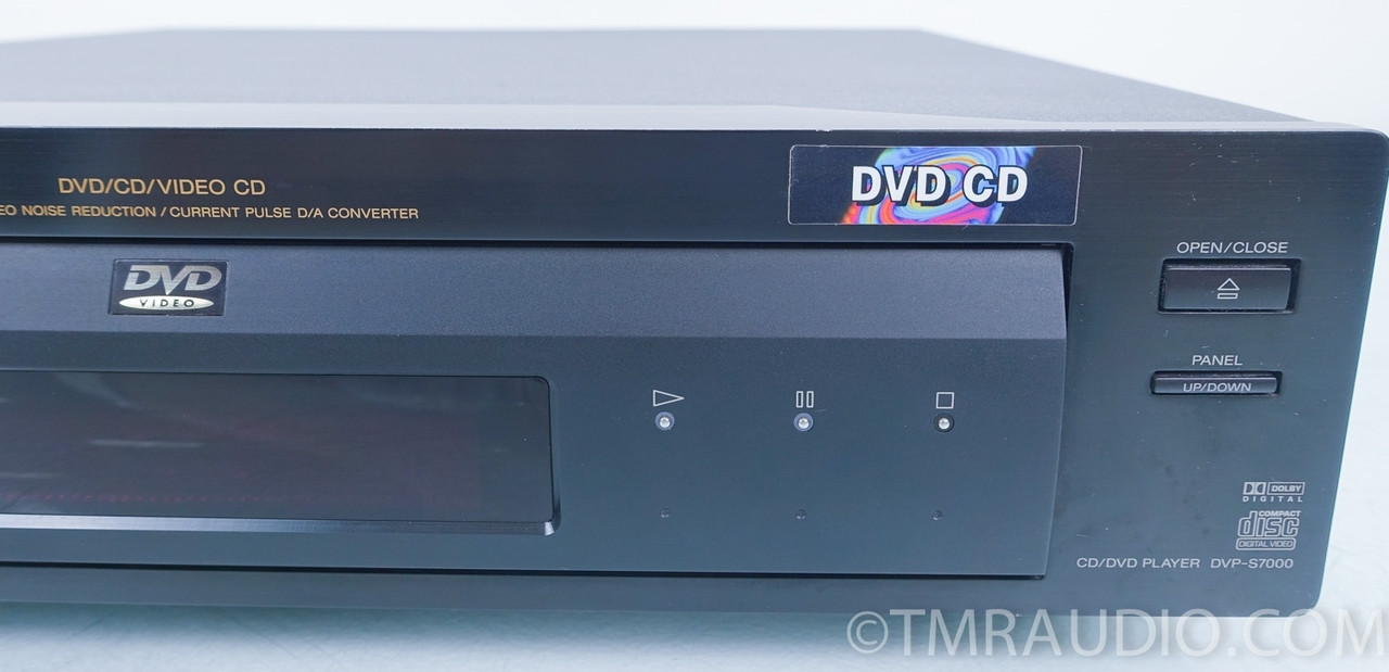 SONY DVP-S7000 REFERENCE AUDIOPHILE DVD CD PLAYER W/ REMOTE