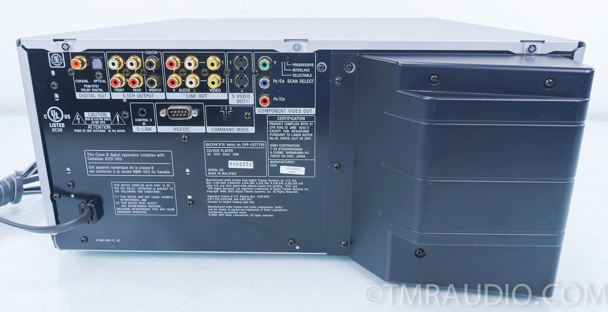 Sony DVP-CX777ES DVD/CD Player in Factory Box - The Music Room