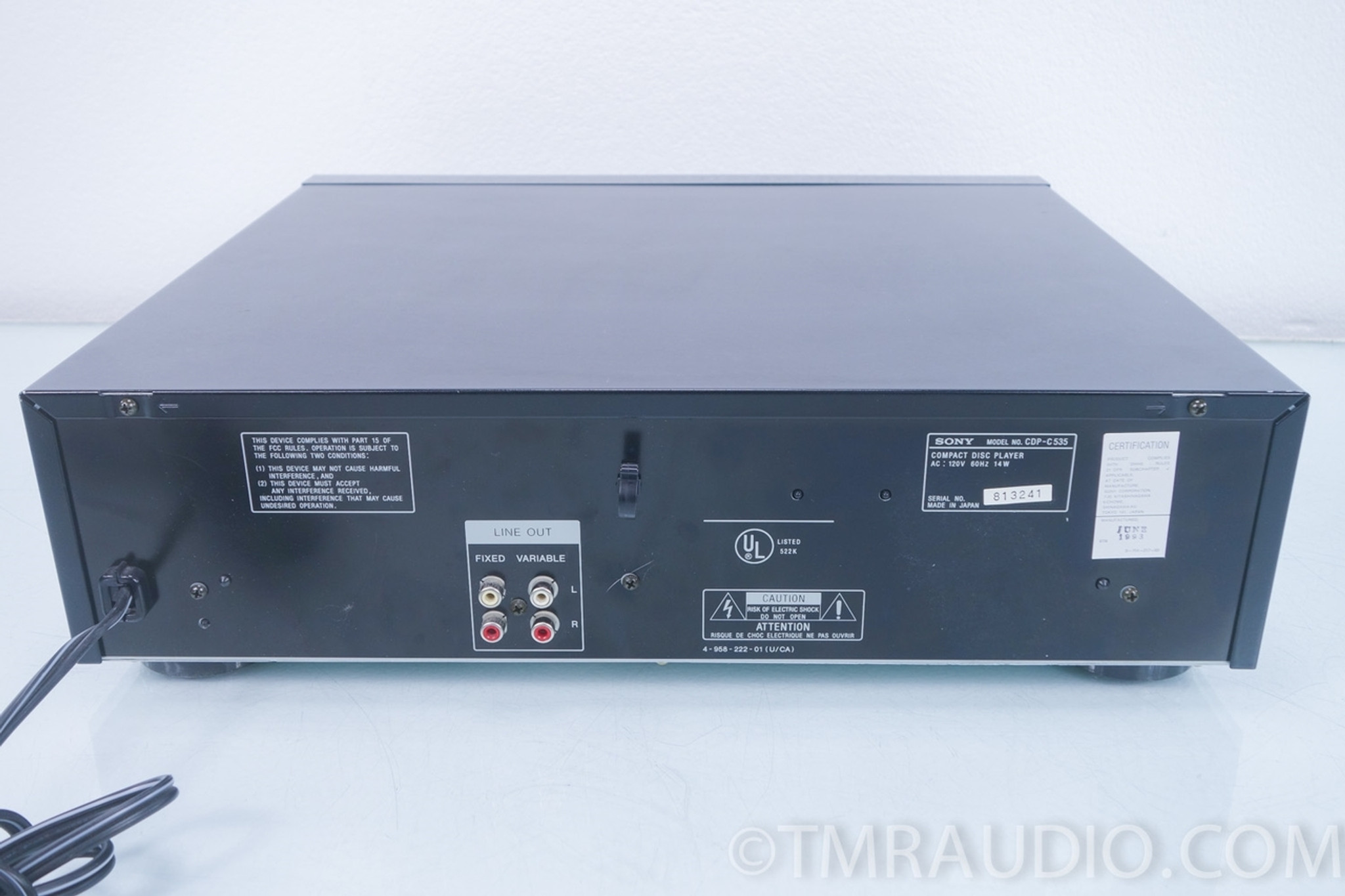 Sony CDP-C535 5 Disc CD Changer / Player in Factory Box