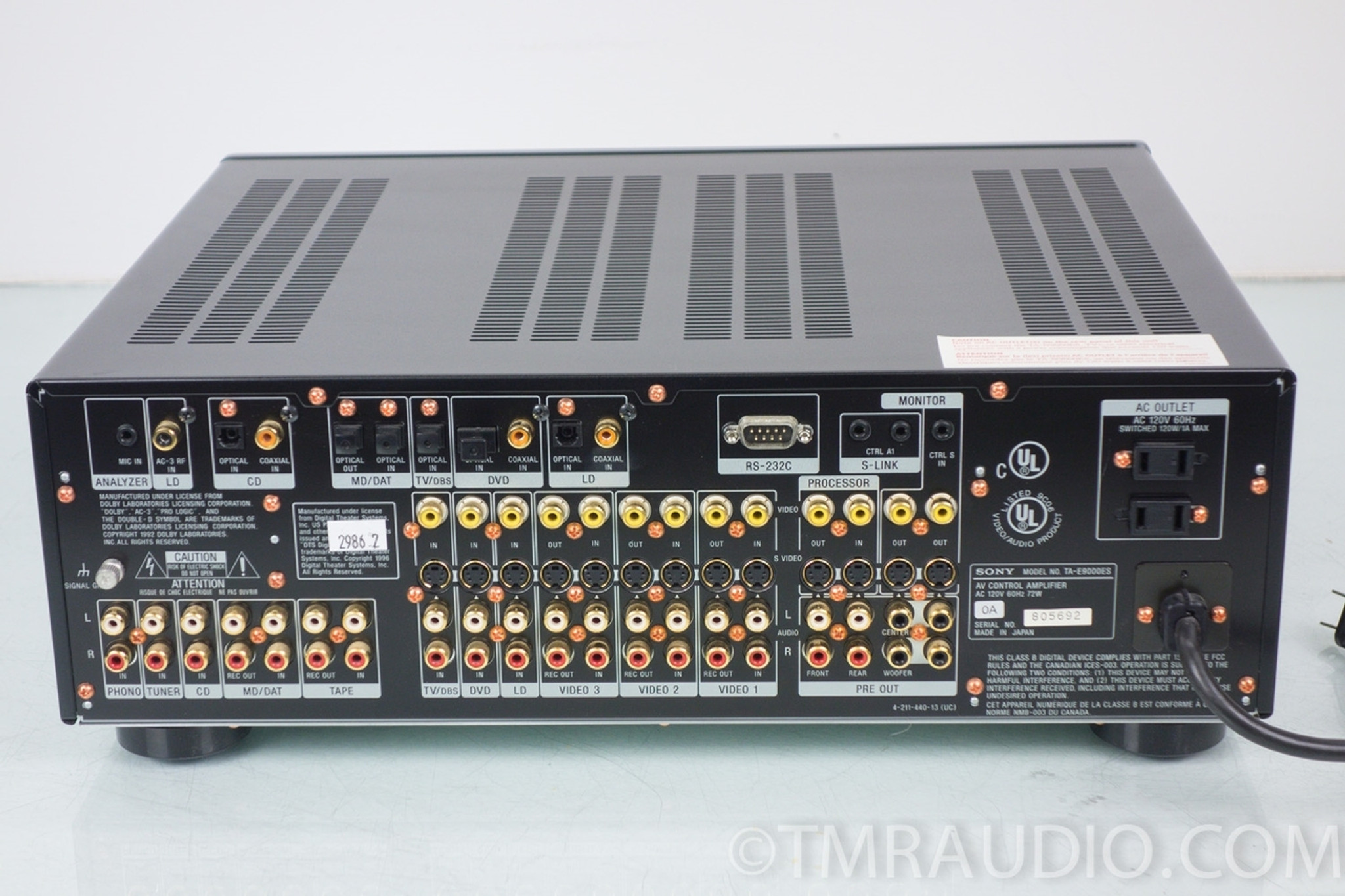 Sony TA-E9000ES Preamplifier / Processor