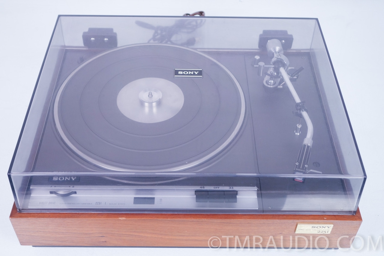 Sony 2251 Direct Drive Turntable w/ Shure VN35he Cart. The Music Room