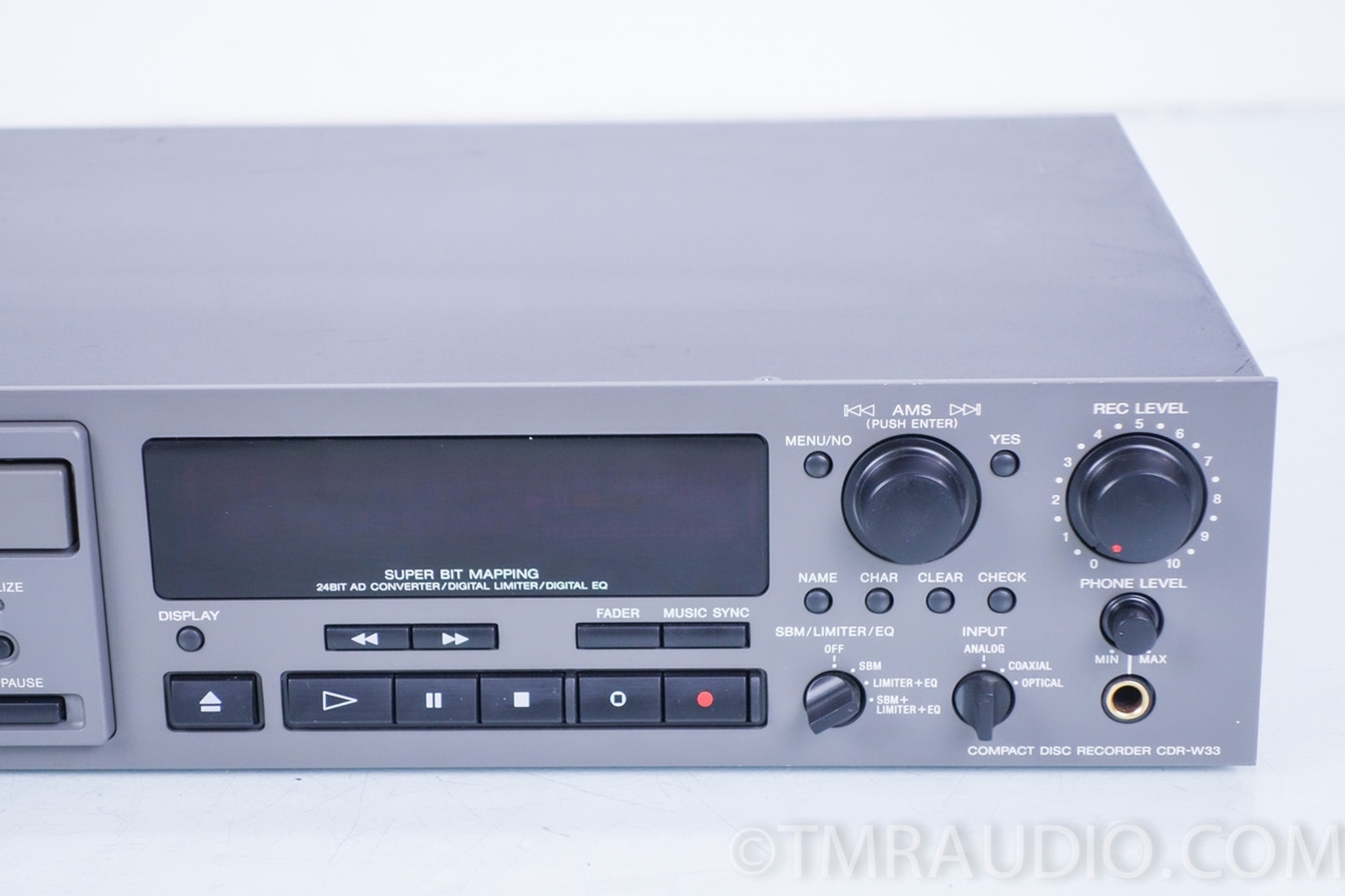 Sony CDR-W33 CD Recorder / Player; For Pro Professional / Studio - The  Music Room