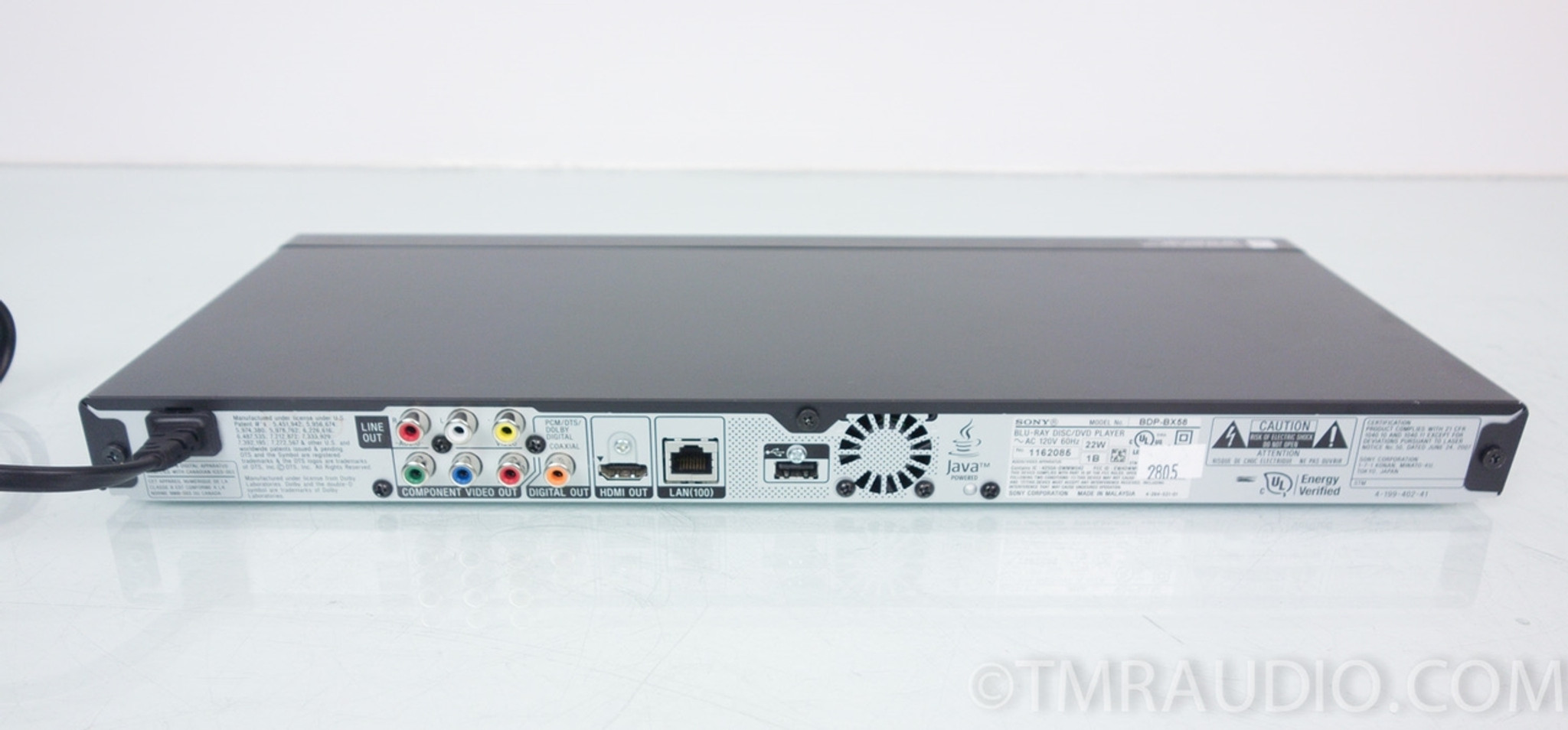 Blu-ray DVD プレイヤー SONY BDP-BX58 3D Blu-ray Player – TekRevolt