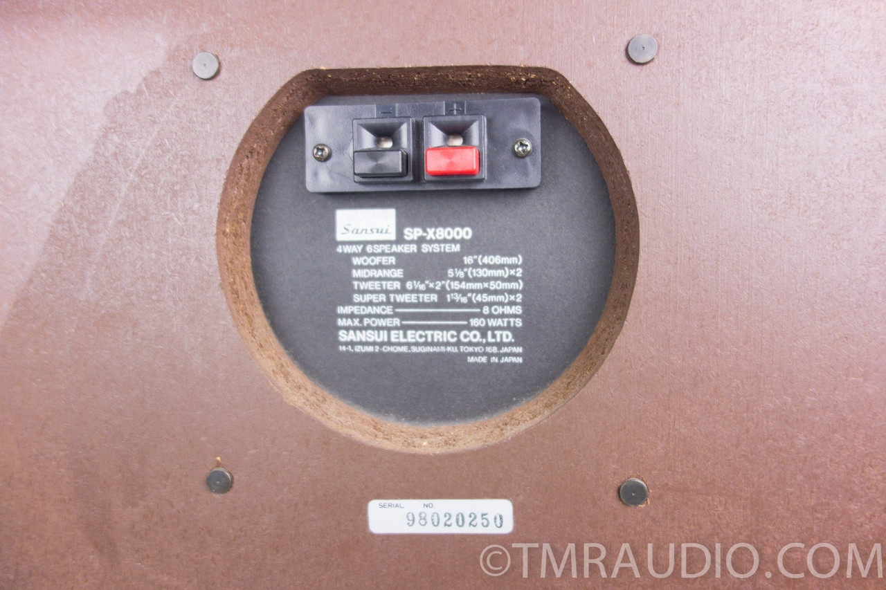 Sansui SP-X8000 Vintage Speakers in Factory Boxes w/ Stands - The