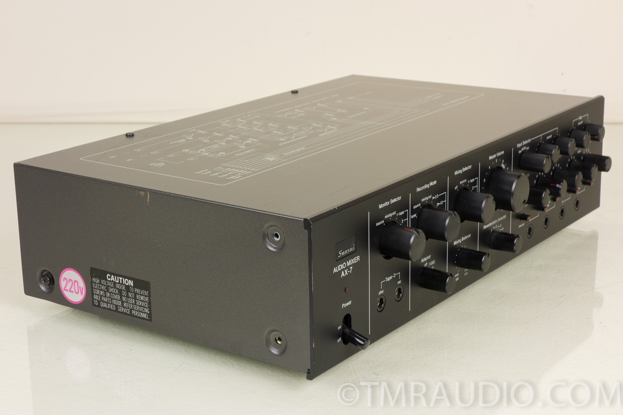 PRÉAMPLIFICATEUR DE CONSOLE sonore Sansui AX-7 fonctionnel EUR 246,18