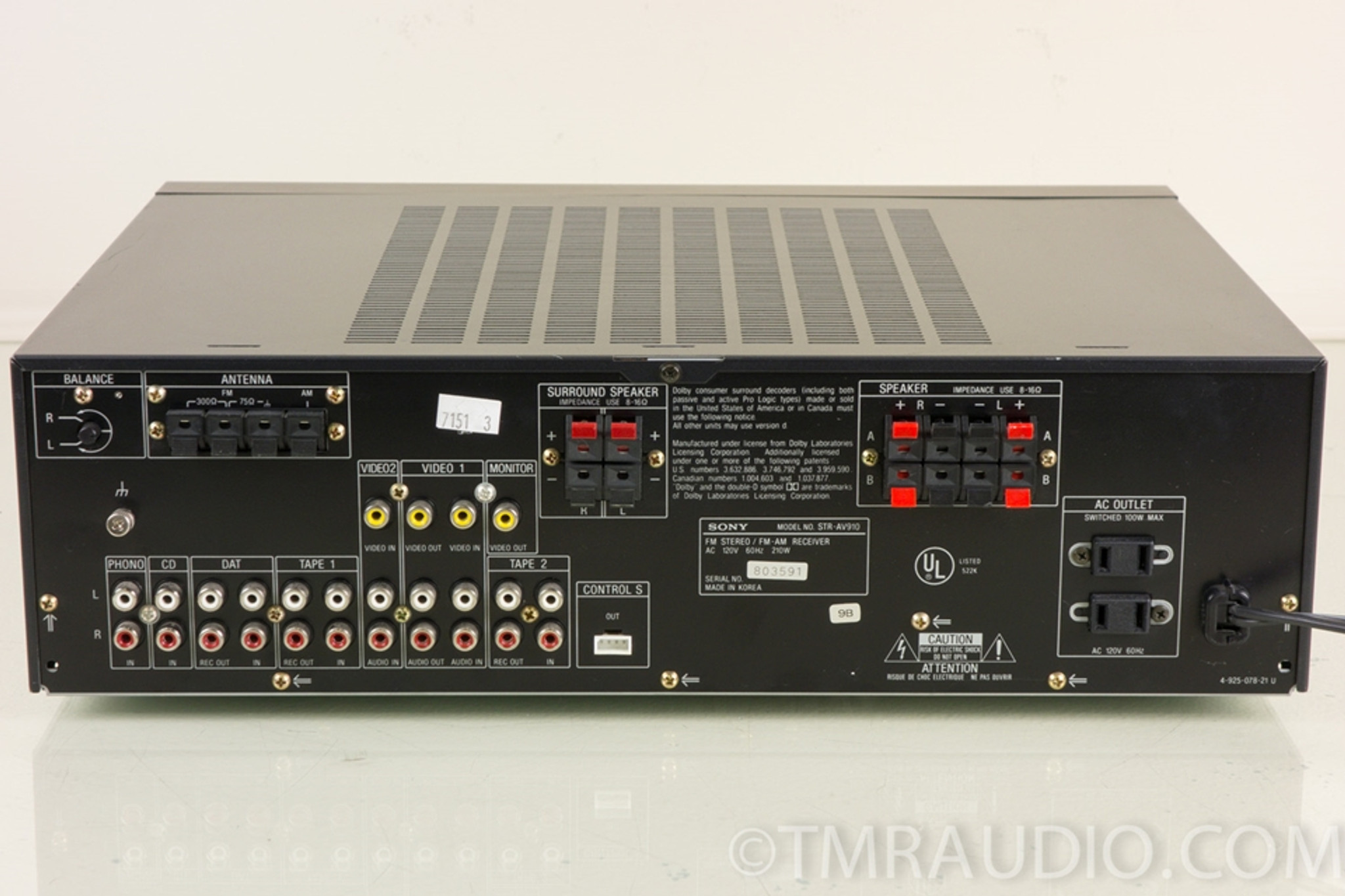Stereo Receiver With Equalizer
