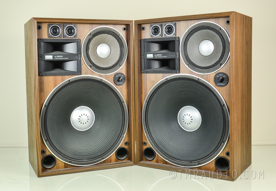 Sansui SPX9000 Vintage Stereo Speakers The Music Room