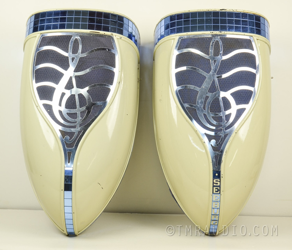 Seeburg Speakers - Victory Glass 【希少】SEEBURG TEARDROP JUKEBOX