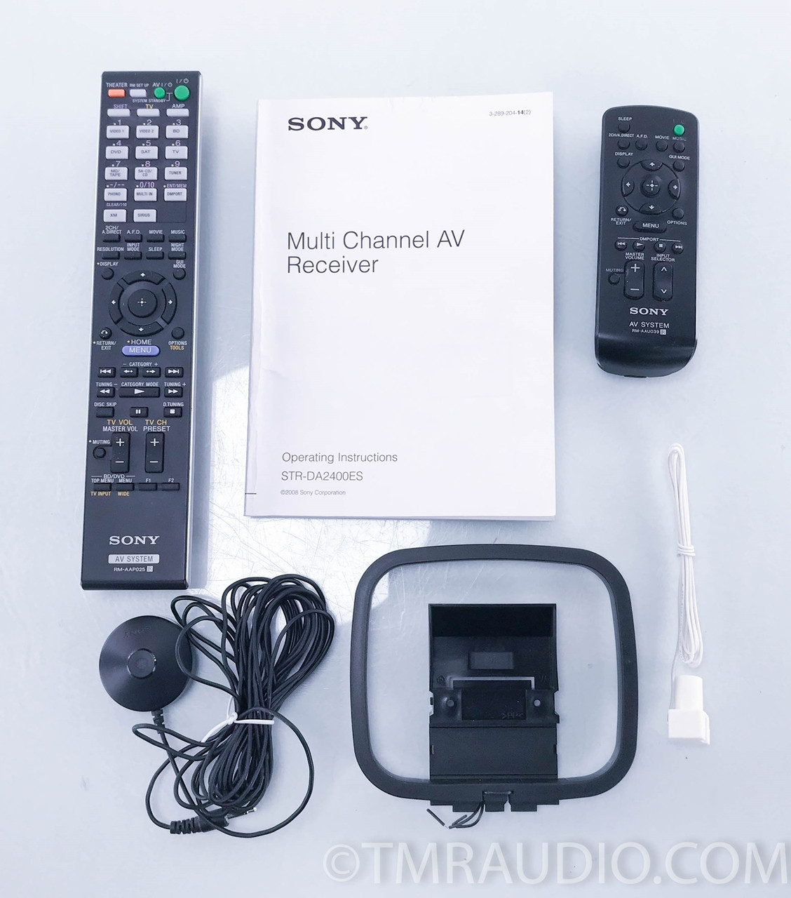 Sony ES STR-DA2400ES 7.1 Channel Receiver; Remote - The Music Room