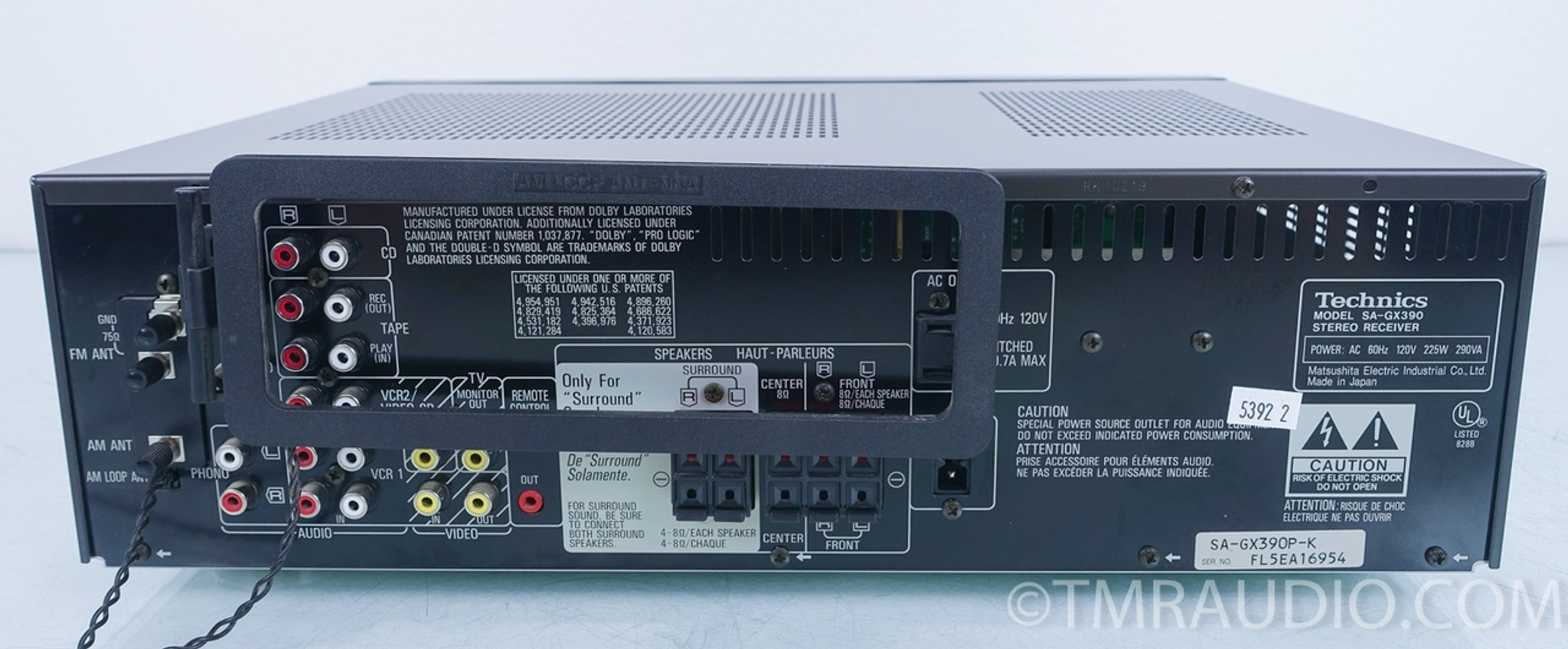 Technics SA-GX390 AM / FM Stereo Receiver - The Music Room