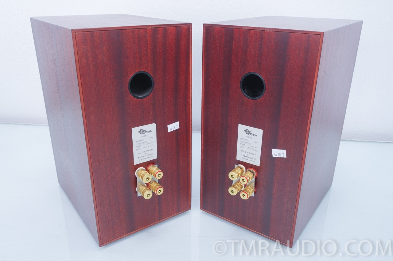 Totem Model 1 Bookshelf Speakers AS-IS