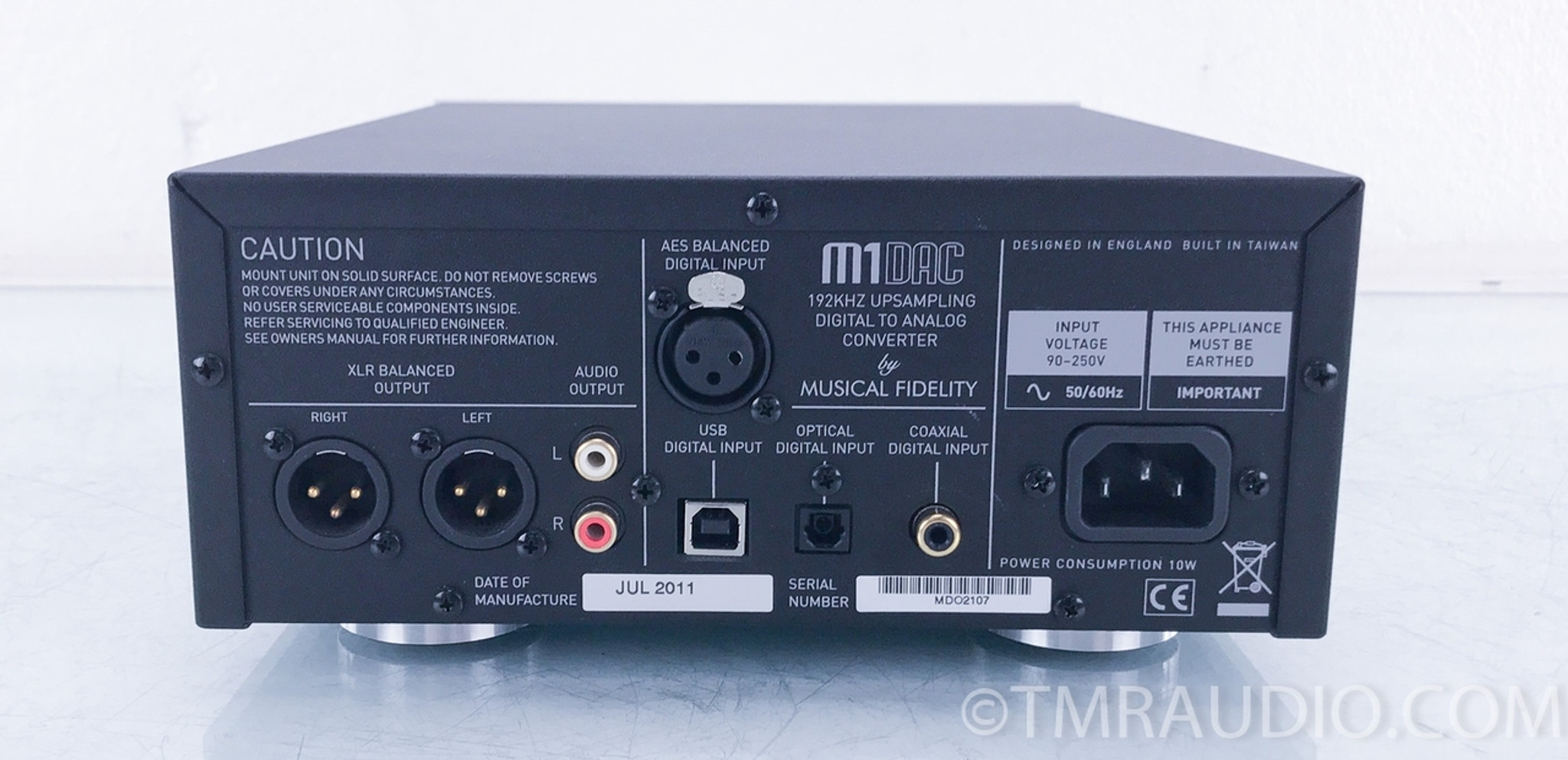 Musical Fidelity M1DAC; DAC; D/A Converter; Silver The Music Room