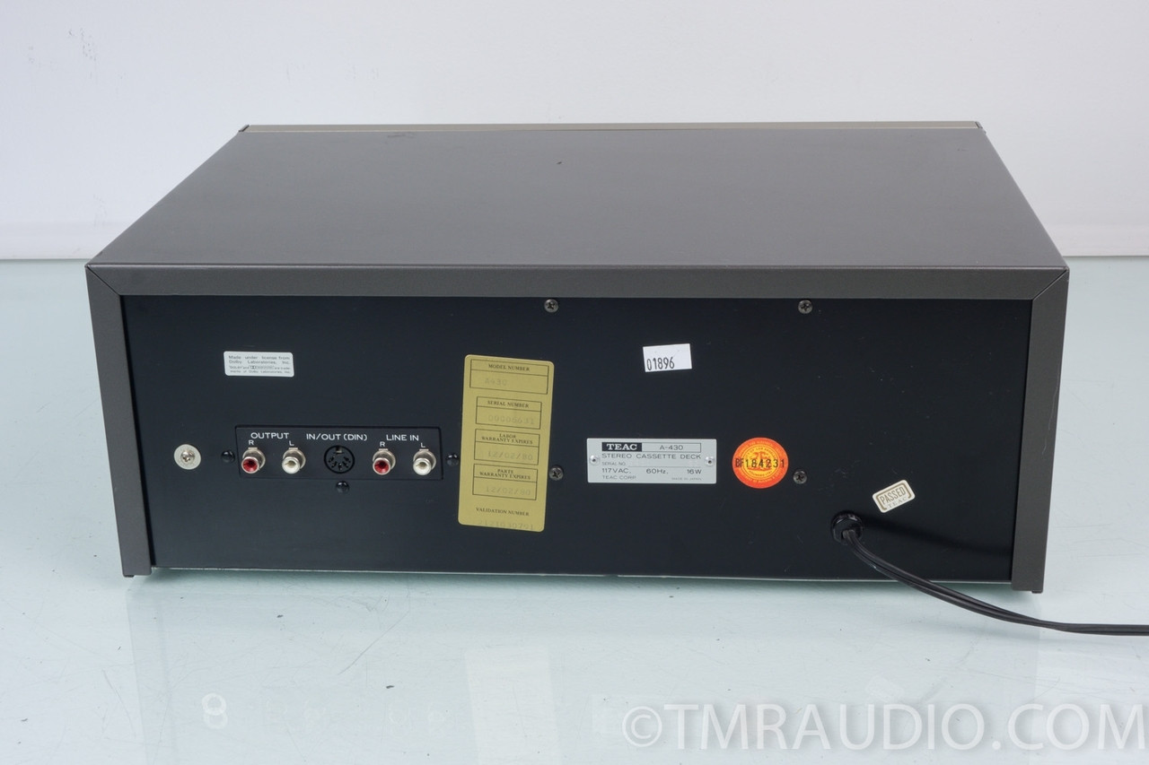 Teac A-430 Vintage Stereo Cassette Deck