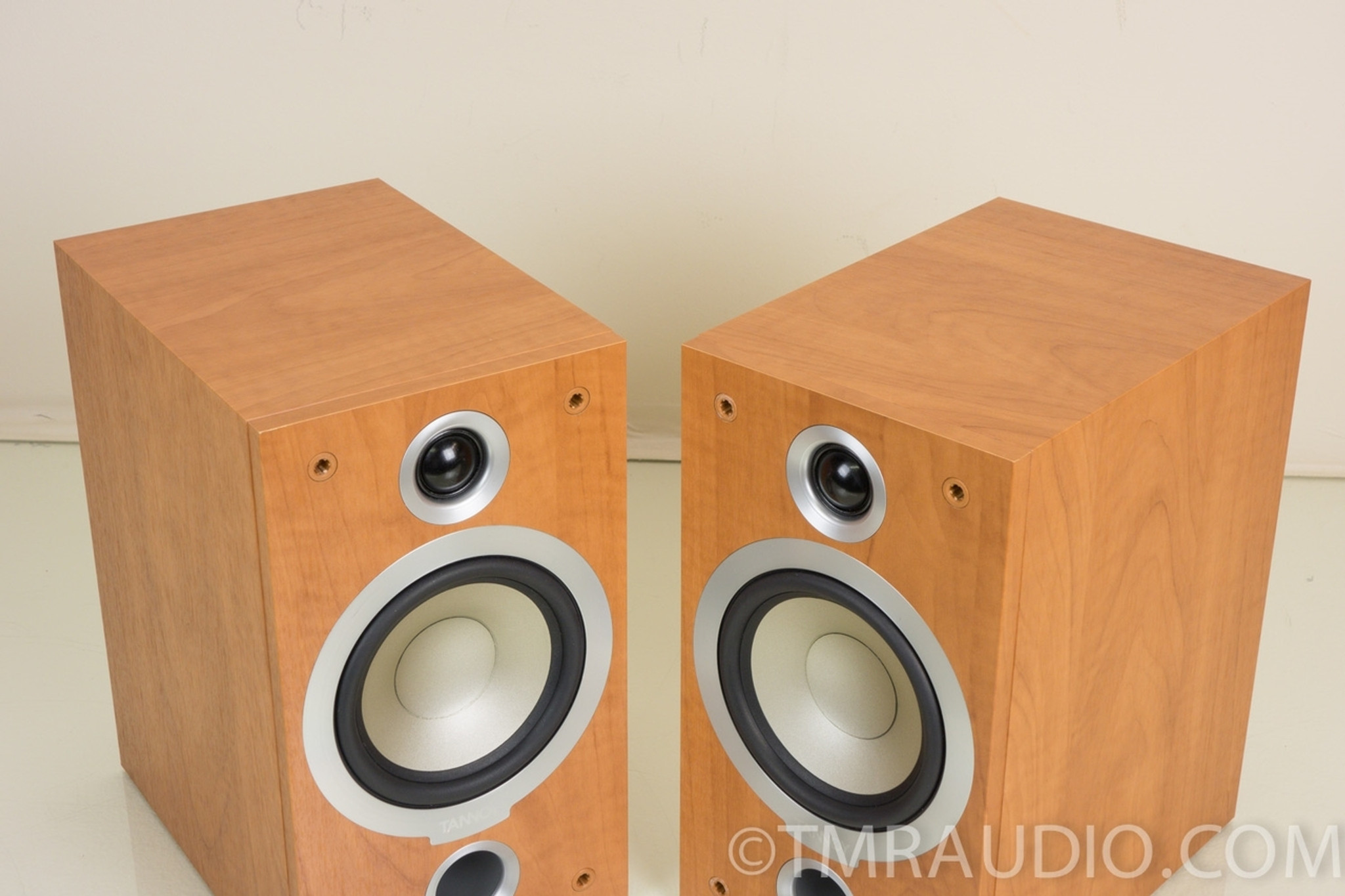 Tannoy Mercury V1 Bookshelf Speakers; Demo w/ Warranty; Sugar Maple Finish