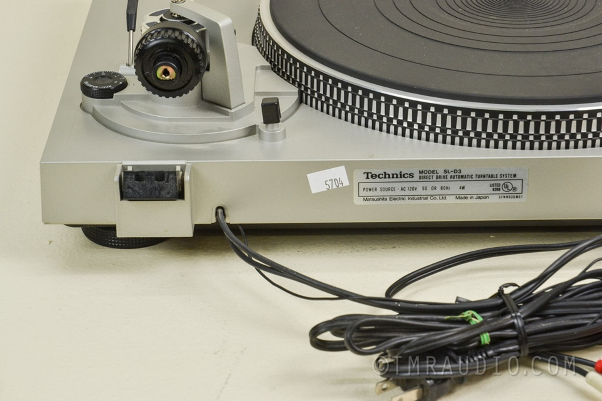 Technics SL-D3 Turntable with Audio Technica Cartridge / Record