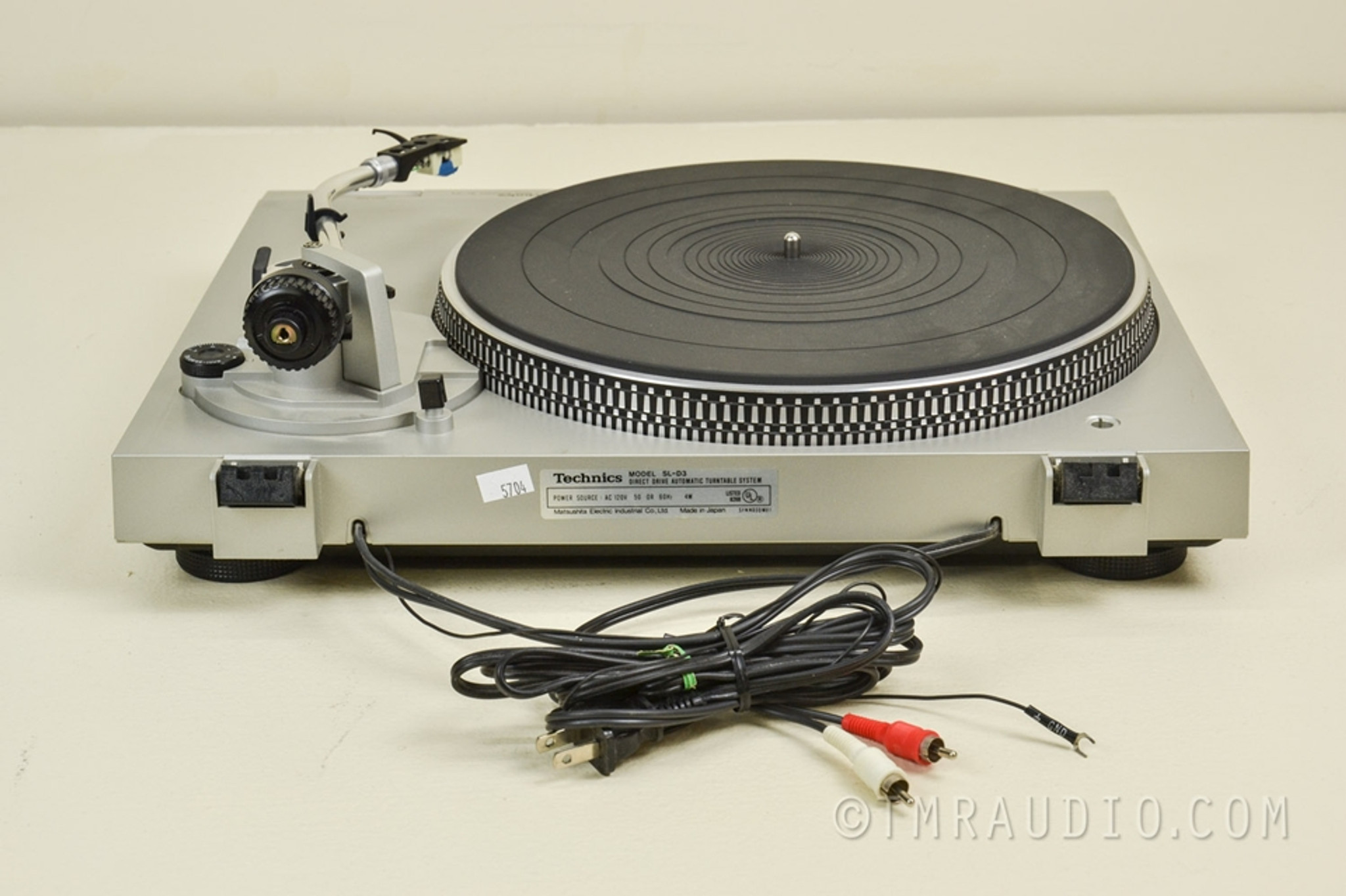 Technics SL-D3 Turntable with Audio Technica Cartridge / Record