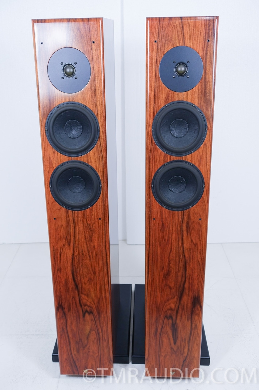 Vienna Acoustics Mahler Floorstanding Speakers; Wood Crates The Music