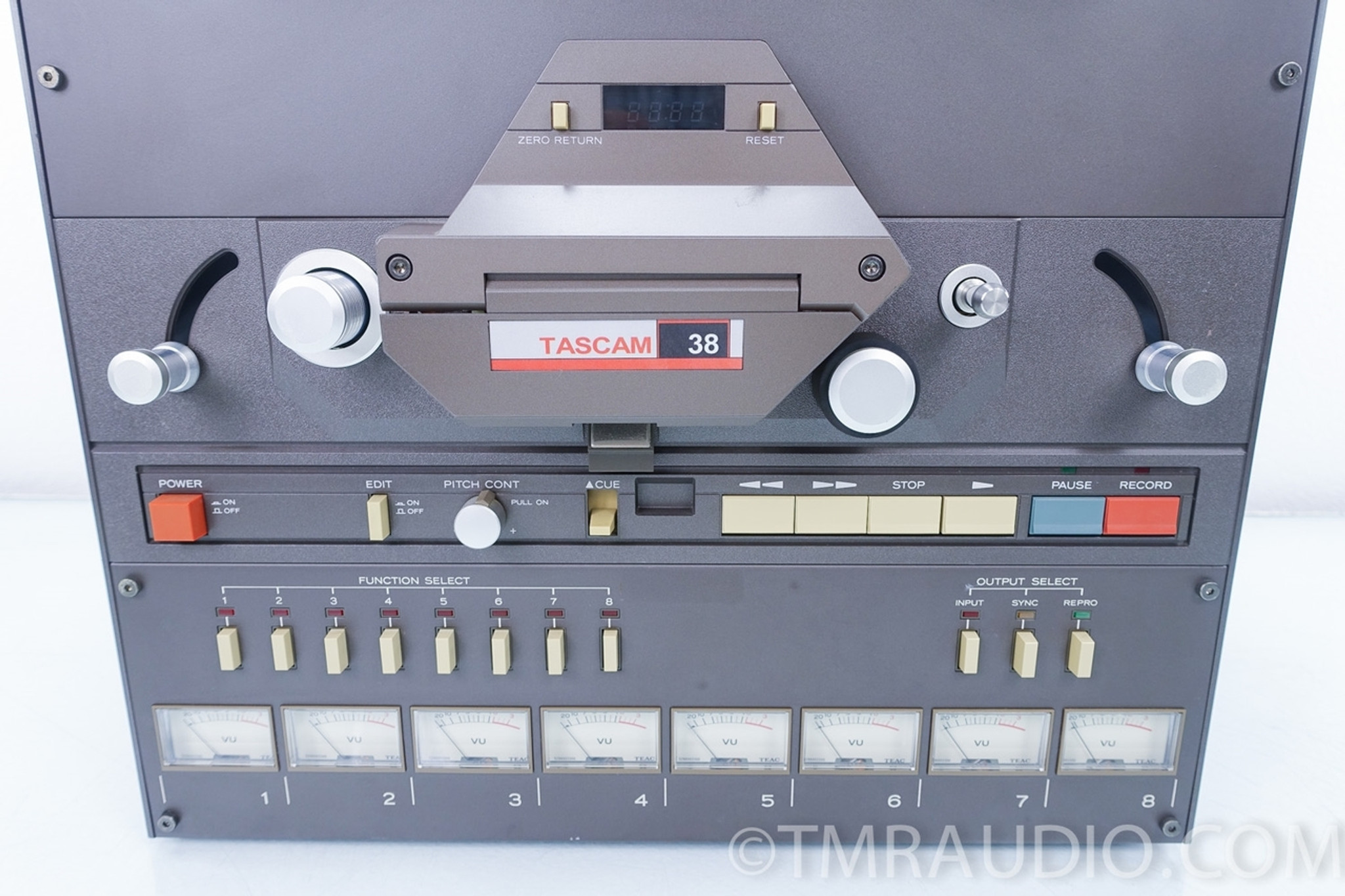 Vintage Tascam Model 38 8 Track Reel to Reel Tape Recorder