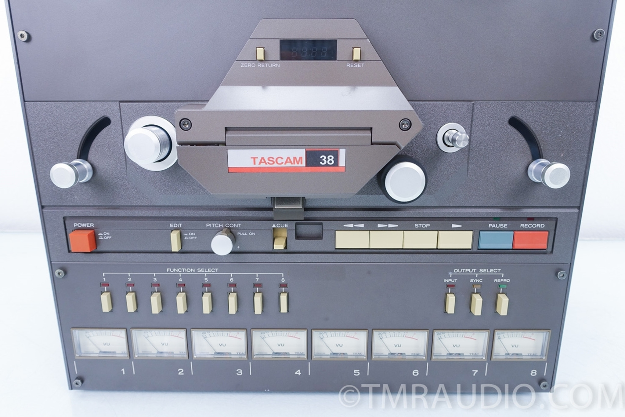 Vintage Tascam Model 38 8 Track Reel to Reel Tape Recorder - The