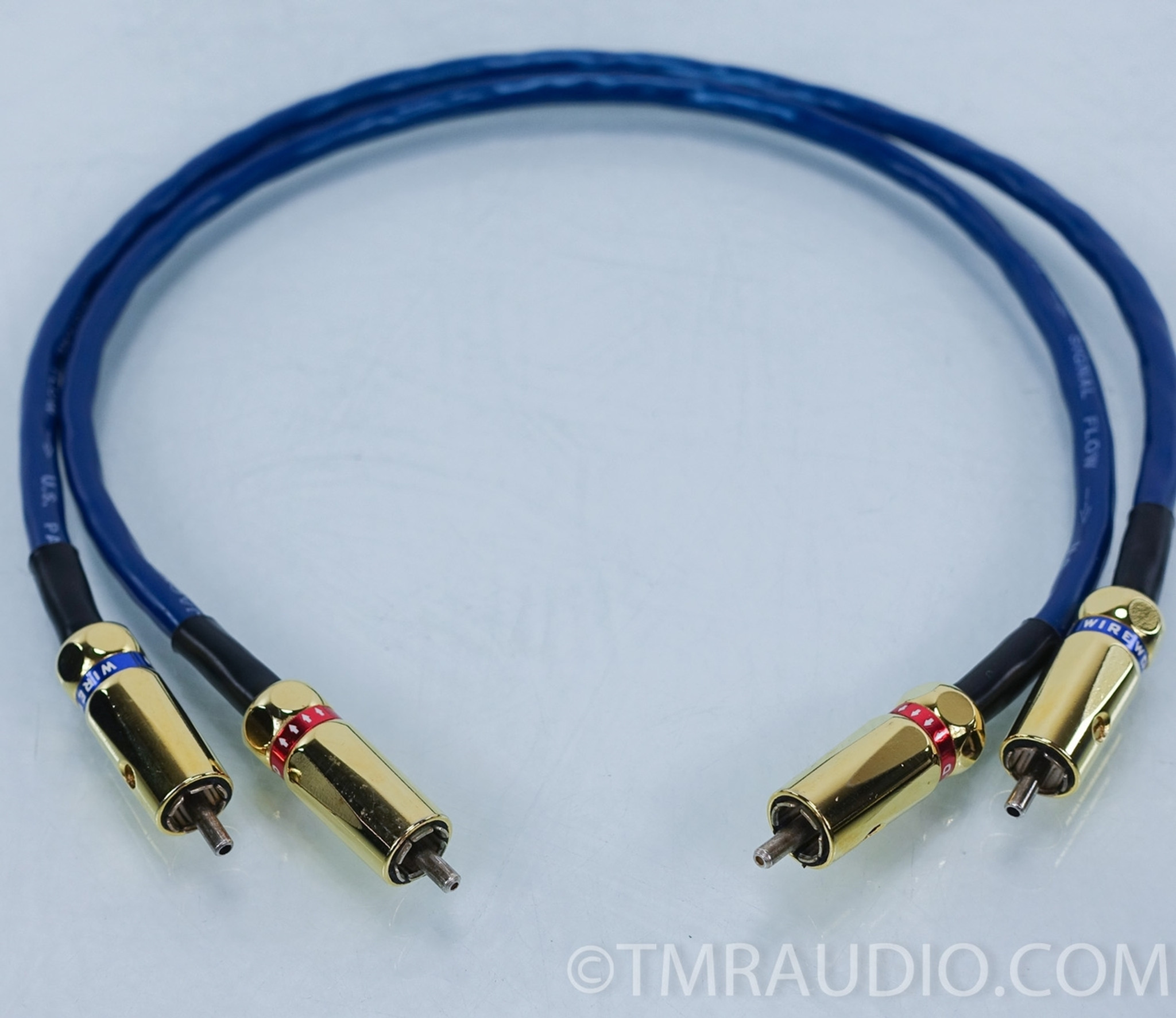 WireWorld Oasis 5.2 RCA Cables; .5 Meter Pair Interconnects