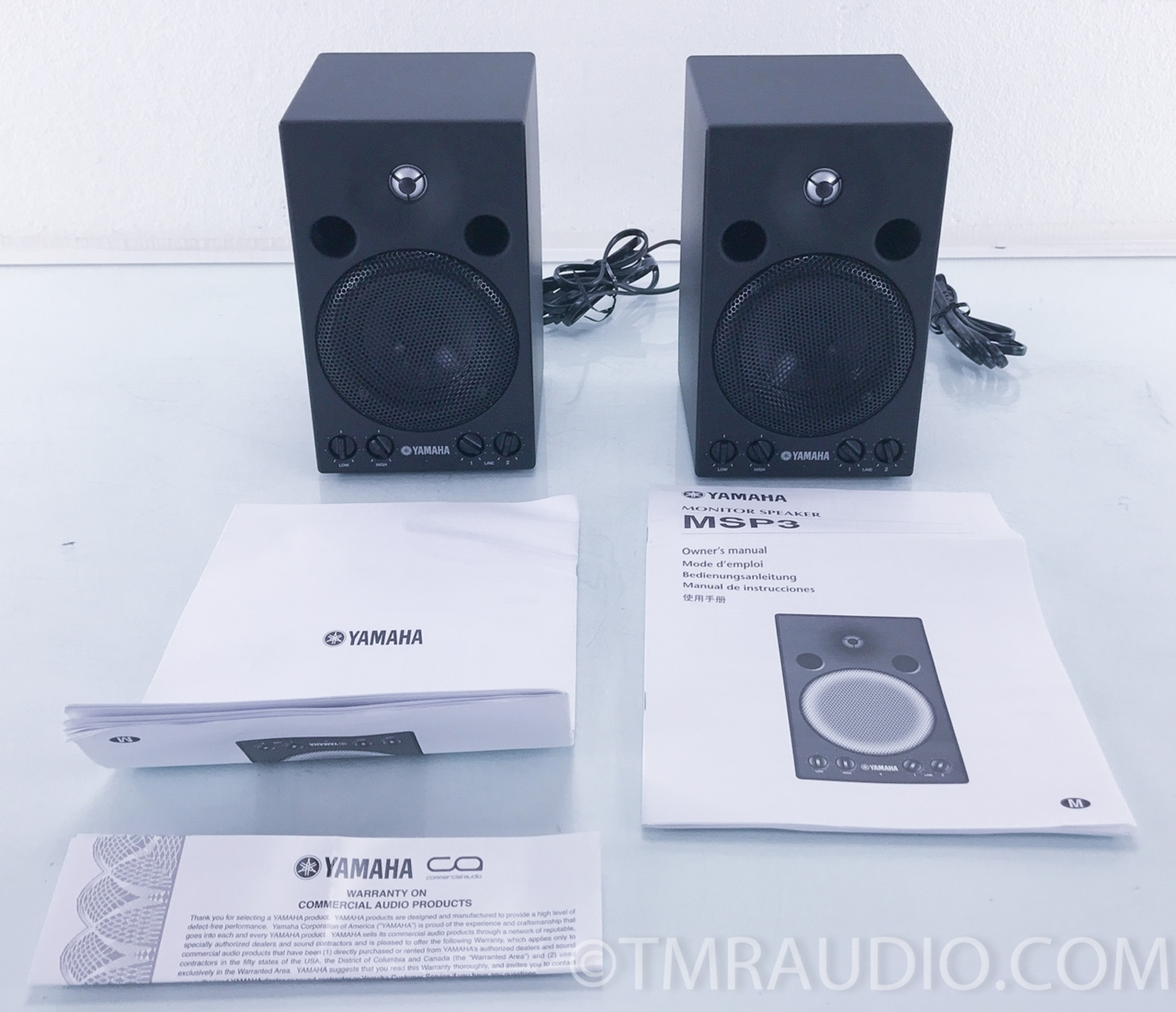 Yamaha MSP3 Powered Bookshelf Monitor Speakers